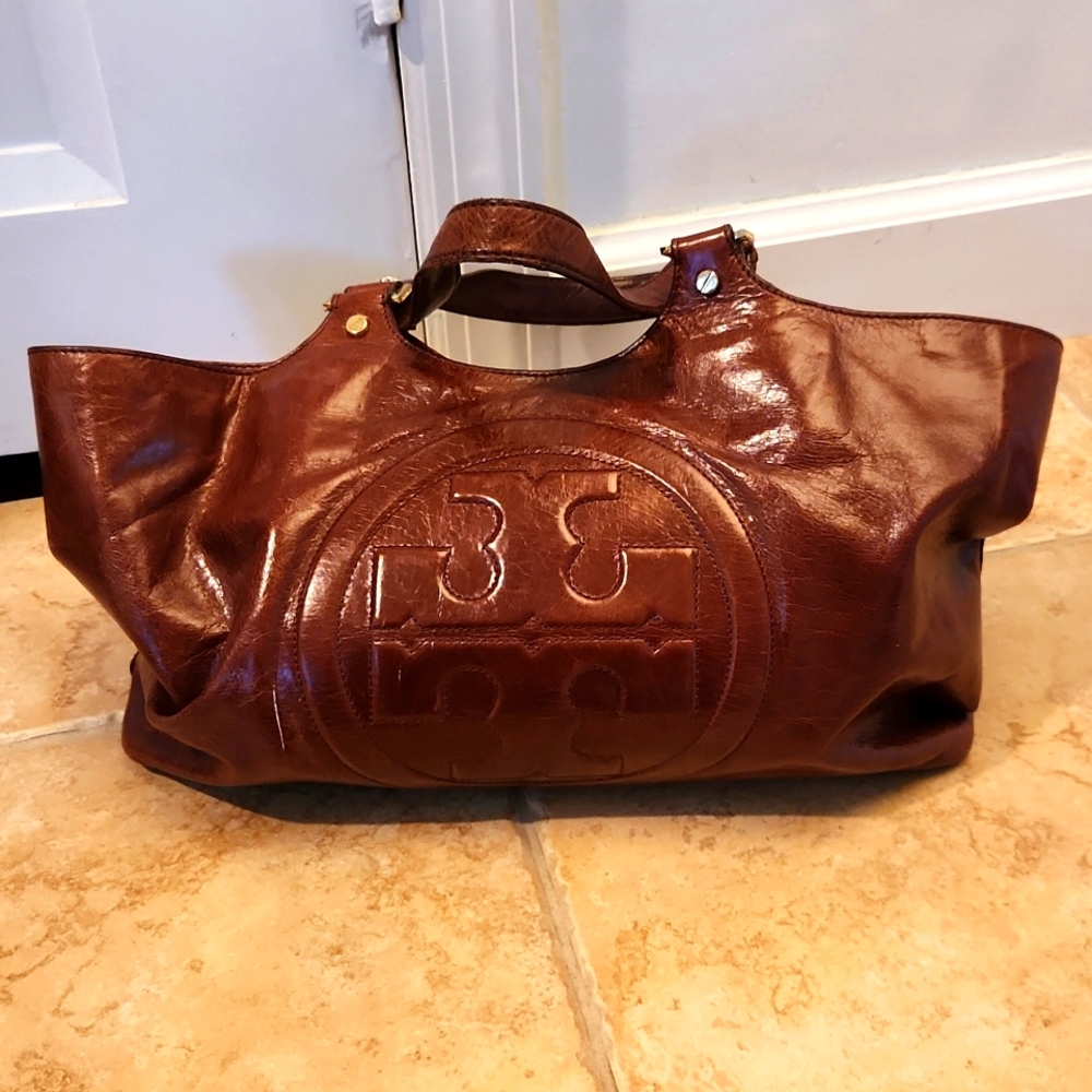 Tory burch zip tote bag
